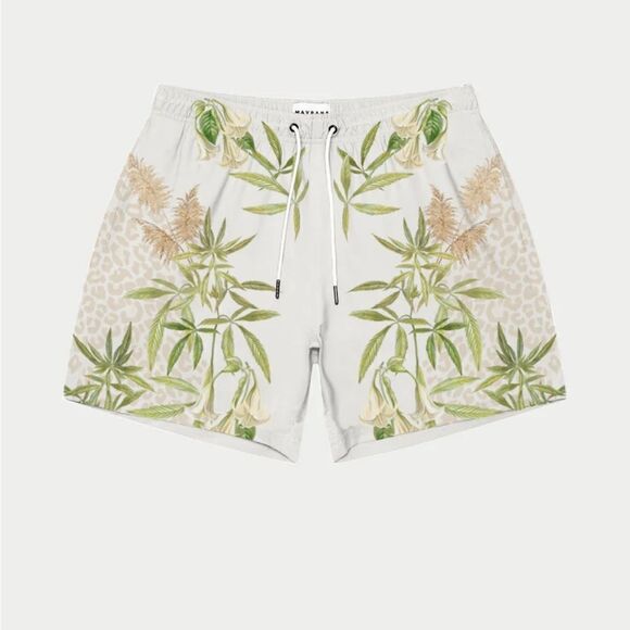 NWT Mavrans GREENERY SWIM SHORT XL sold out on line - Picture 1 of 6